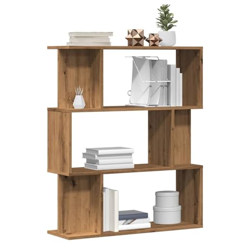 Somanki Bücherregal Artisan-Eiche 80x24x96 cm Holzwerkstoff, Bookshelf, Regalbrett, Book Shelf, Bücher Regal, Deko Regal Wohnzimmer, Standregal - 855773 Somanki Bücherregal Artisan-Eiche 80x24x96 cm Holzwerkstoff, Bookshelf, Regalbrett, Book Shelf, Bücher Regal, Deko Regal Wohnzimmer, Standregal - 855773 von Somanki