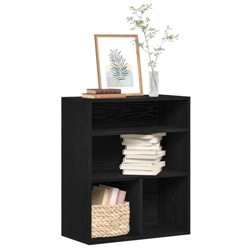 Somanki Bücherregal Schwarz 60x30x71,5 cm Holzwerkstoff, Bookshelf, Regalbrett, Book Shelf, Bücher Regal, Deko Regal Wohnzimmer, Standregal - 860311 Somanki Bücherregal Schwarz 60x30x71,5 cm Holzwerkstoff, Bookshelf, Regalbrett, Book Shelf, Bücher Regal, Deko Regal Wohnzimmer, Standregal - 860311 von Somanki