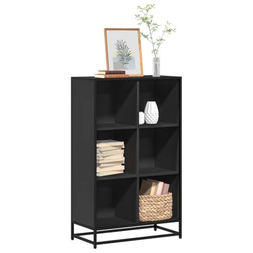 Somanki Bücherregal Schwarz 65,5x33x107,5 cm Holzwerkstoff, Bookshelf, Regalbrett, Book Shelf, Bücher Regal, Deko Regal Wohnzimmer, Standregal - 849159 Somanki Bücherregal Schwarz 65,5x33x107,5 cm Holzwerkstoff, Bookshelf, Regalbrett, Book Shelf, Bücher Regal, Deko Regal Wohnzimmer, Standregal - 849159 von Somanki