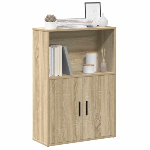 Somanki Bücherregal Sonoma-Eiche 60x24x85 cm Holzwerkstoff, Bookshelf, Regalbrett, Book Shelf, Bücher Regal, Deko Regal Wohnzimmer, Standregal - 860411 Somanki Bücherregal Sonoma-Eiche 60x24x85 cm Holzwerkstoff, Bookshelf, Regalbrett, Book Shelf, Bücher Regal, Deko Regal Wohnzimmer, Standregal - 860411 von Somanki