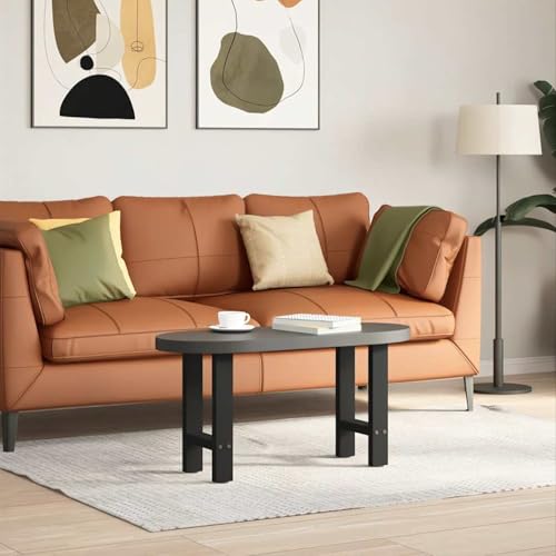 Somanki Couchtischbeine Schwarz 2 STK. 28x(42-43) cm Stahl, Living Room Table, Wohnzimmertisch, Beistelltisch, Side Table & End Table, Coffee Table - 4013272 von Somanki