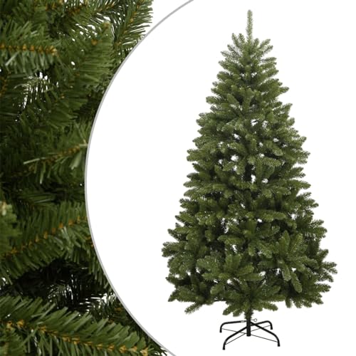 Somanki Künstlicher Weihnachtsbaum Klappbar mit Ständer Grün 210 cm, Tannenbaum Künstlich, Christmas Tree, Tannenbaum Deko, Weihnachtsbäume, Christbaum - 357780 von Somanki