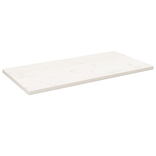 Somanki Tischplatte Weiß 110x60x2,5 cm Massivholz Kiefer Rechteckig, Arbeitsplatte, Holzplatte, Schreibtischplatte, Waschtischplatte, Küchenarbeitsplatte Somanki Tischplatte Weiß 110x60x2,5 cm Massivholz Kiefer Rechteckig, Arbeitsplatte, Holzplatte, Schreibtischplatte, Waschtischplatte, Küchenarbeitsplatte von Somanki