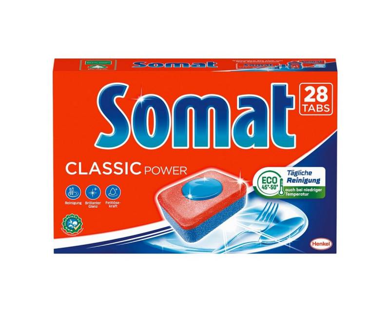 Somat Classic Power Spülmaschinentabs (28 Tabs) von Somat