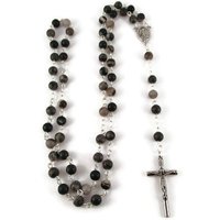 Schwarze Netz Stein Rosenkranz Schwarze Netz Stein Rosenkranz von SomeKindOfPretty