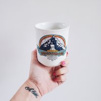 Vintage 1980Er Jahre Kanadas Wunderland Freizeitpark Toronto Weiße Kaffeetasse, Becher von SomeLikeItRetroCo