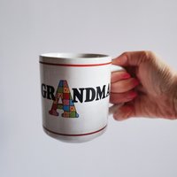 Vintage 1980Er Jahre Tasse „You're The Best Grandma", Retro Kaffeetasse, Hergestellt in Korea von SomeLikeItRetroCo