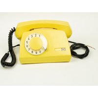 Telefon Drehscheibe Gelb Telefone Tischtelefon Wohnkultur Arbeitstelefon Vintage Elektronik Schreibtischtelefon Antik Retro Alte Schule Telefon Drehscheibe Gelb Telefone Tischtelefon Wohnkultur Arbeitstelefon Vintage Elektronik Schreibtischtelefon Antik Retro Alte Schule von SomeVintage4you