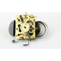 Vintage Mechanik Wecker Teile Uhr Reparatur Kaputte Zahnräder Messingplatte Steampunk Projekte Uhrfedern Unruh Messing 95 Mm von SomeVintage4you