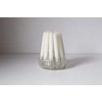 Vintage Kerzenständer Aus Glas von SomeVintageShop