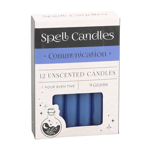 12 Stück blaue Kommunikations-Zauberkerzen – Ritualkerzauber Kit für Selbstvertrauen und Ruhe 12 Stück blaue Kommunikations-Zauberkerzen – Ritualkerzauber Kit für Selbstvertrauen und Ruhe von Something Different Wholesale
