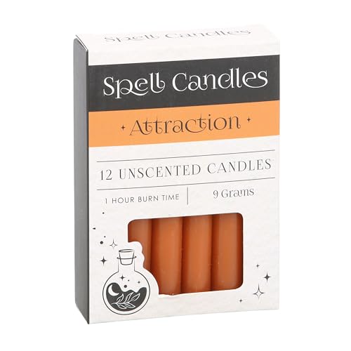 12er-Pack orangefarbene Zauberkerzen für Rituale und positive Veränderungen | Kräutermagie & Candle Magic Supplies 12er-Pack orangefarbene Zauberkerzen für Rituale und positive Veränderungen | Kräutermagie & Candle Magic Supplies von Something Different Wholesale