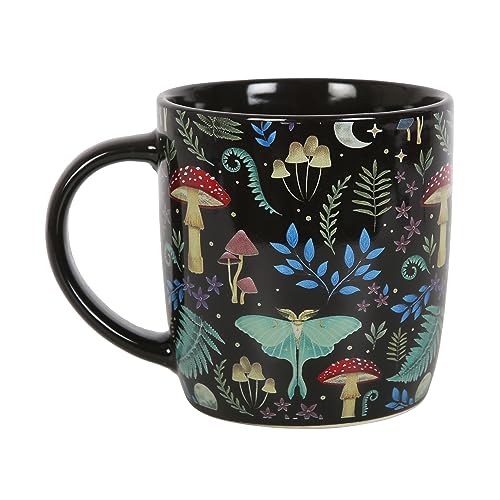 Tasse, Kaffee- und Teetasse, dunkler Wald, Motte und Pilz von Something Different Tasse, Kaffee- und Teetasse, dunkler Wald, Motte und Pilz von Something Different von Something Different Wholesale