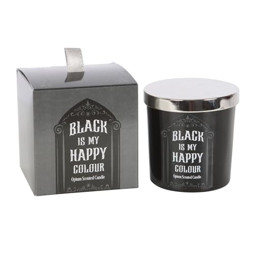Black is My Happy Color Opiumkerze – Luxuriöse Aromatherapie-Kerze mit opulentem Duft, 100% natürliches Sojawachs, langanhaltende Verbrennung, zur Entspannung und zum Verschenken Black is My Happy Color Opiumkerze – Luxuriöse Aromatherapie-Kerze mit opulentem Duft, 100% natürliches Sojawachs, langanhaltende Verbrennung, zur Entspannung und zum Verschenken von Something Different Wholesale