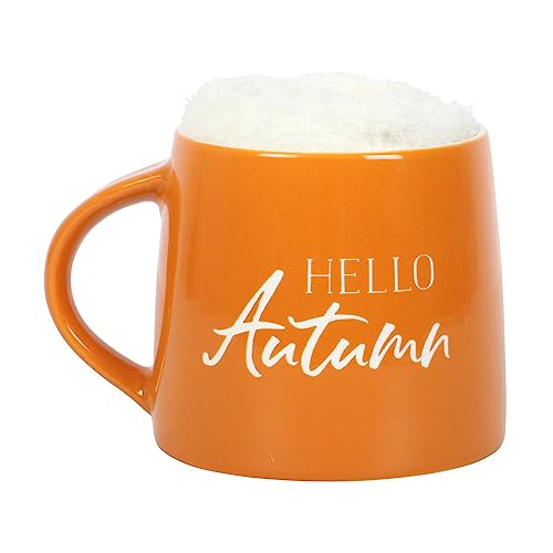 Cozy Autumn Mug & Socks Set: Pumpkin Themed Ceramic Coffee Cup with Matching Socks, Perfect for Autumn Decorations and Enjoying Coffee in Large Coffee Mugs Cozy Autumn Mug & Socks Set: Pumpkin Themed Ceramic Coffee Cup with Matching Socks, Perfect for Autumn Decorations and Enjoying Coffee in Large Coffee Mugs von Something Different Wholesale