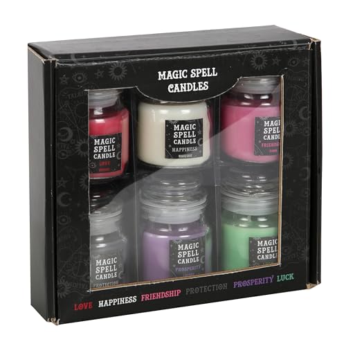 Enchanting Mini Spell Candle Jars - Scented Witchcraft Candles for Rituals, Candle Magick Set and Alternative Decor von Something Different Wholesale