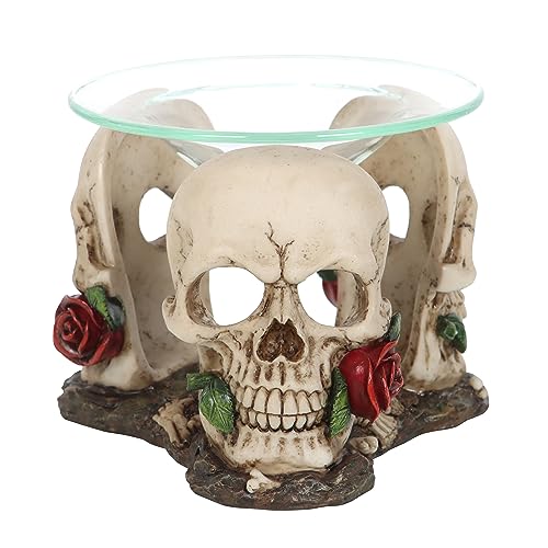 Something Different Wholesale Geisterhafte Totenkopf-Rosen-Duftlampe: Verführerischer Wachswärmer mit Roten Rosen für Eindringlichen Heimduft Something Different Wholesale Geisterhafte Totenkopf-Rosen-Duftlampe: Verführerischer Wachswärmer mit Roten Rosen für Eindringlichen Heimduft von Something Different Wholesale