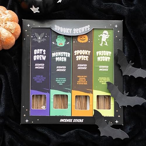 Gruseliges duftendes Halloween-Räucherstäbchen-Geschenkset - Halloween-Düfte - Perfekt für die Schaffung einer unheimlichen Atmosphäre - Ideal für Halloween-Liebhaber & Partys Gruseliges duftendes Halloween-Räucherstäbchen-Geschenkset - Halloween-Düfte - Perfekt für die Schaffung einer unheimlichen Atmosphäre - Ideal für Halloween-Liebhaber & Partys von Something Different Wholesale