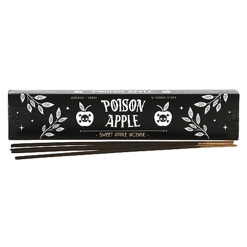 Räucherstäbchen Giftapfel Süßer Apfel | Handgerollte vegane Bio-Räucherstäbchen aus Indien Duft | Vorsichts- & Sicherheitstipps | Geeigneter Räucherstäbchenhalter von Something Different Wholesale