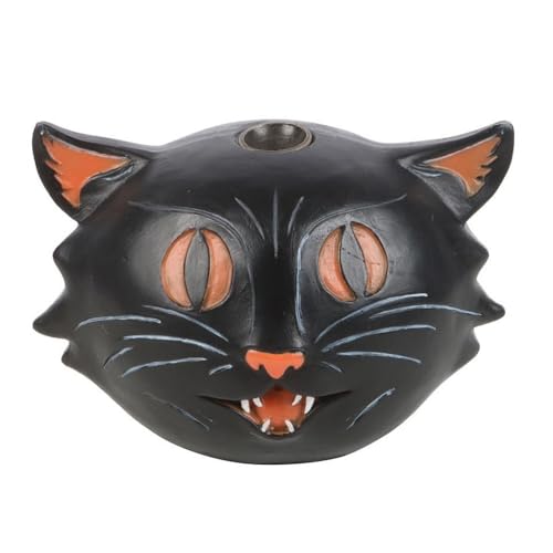Rückfluss-Räuchergefäß mit schwarzer Katze: gruselige Atmosphäre, Vintage-Inspiration, faszinierende Effekte, hochwertige Handwerkskunst, vielseitige Dekoration Rückfluss-Räuchergefäß mit schwarzer Katze: gruselige Atmosphäre, Vintage-Inspiration, faszinierende Effekte, hochwertige Handwerkskunst, vielseitige Dekoration von Something Different Wholesale