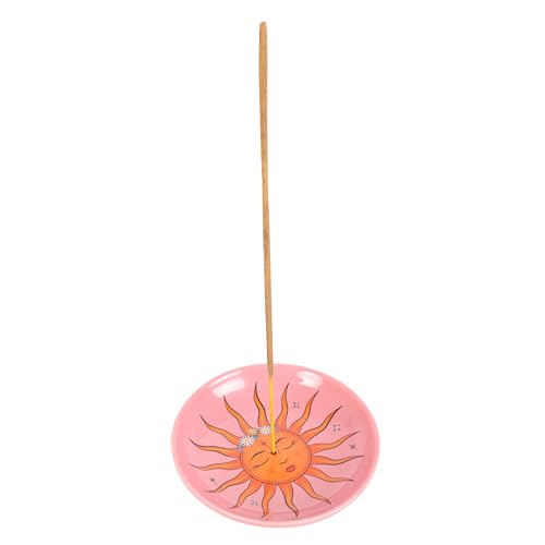 Sonnenhimmlischer Räucherstäbchenhalter - Himmelsträume Ständer mit Sonnen- und Mondmotiv - Tarotkarte inspirierte Moderne Keramikschale für Aromatherapie Sonnenhimmlischer Räucherstäbchenhalter - Himmelsträume Ständer mit Sonnen- und Mondmotiv - Tarotkarte inspirierte Moderne Keramikschale für Aromatherapie von Something Different Wholesale