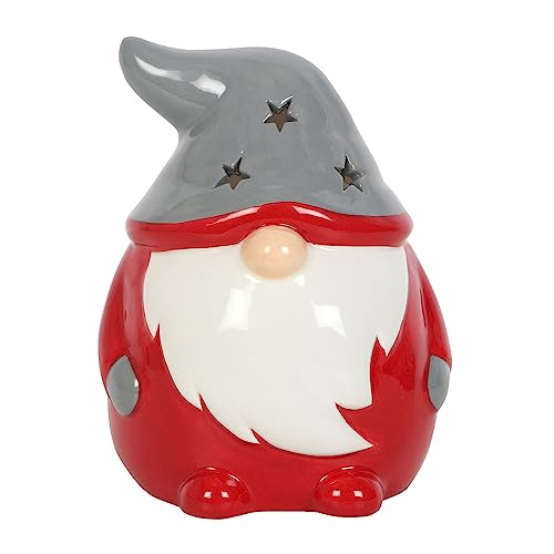 Teelichthalter aus Keramik in Rot und Grau – Festliche Weihnachtsdekoration & Geschenk – Dorf-Keramik-Teelichthaus – Rader Porzellan Teelichthalter aus Keramik in Rot und Grau – Festliche Weihnachtsdekoration & Geschenk – Dorf-Keramik-Teelichthaus – Rader Porzellan von Something Different Wholesale