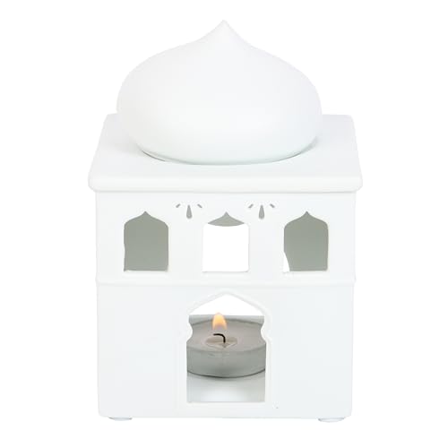 Weiße Moschee Duftlampe für Kerzenlicht Dekor und Duftwärmer – perfekt für Eid-Feiern und Gebetsraumbeleuchtung Weiße Moschee Duftlampe für Kerzenlicht Dekor und Duftwärmer – perfekt für Eid-Feiern und Gebetsraumbeleuchtung von Something Different Wholesale