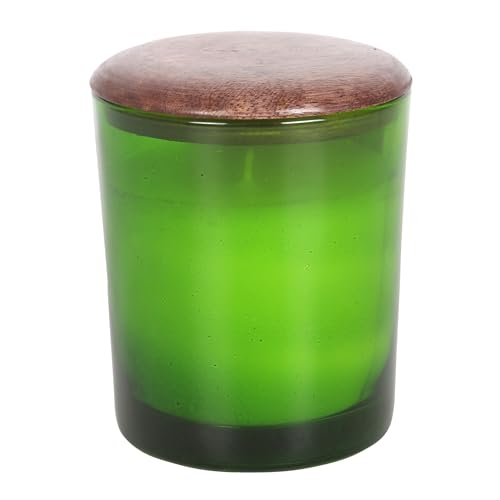 Wintersonnenwende Kerze – heidnische Urlaubsdekoration – Grüner Glasduft Cranberry, Orange & Zimt – Pentagramm Design für Yuletide Home Decor Wintersonnenwende Kerze – heidnische Urlaubsdekoration – Grüner Glasduft Cranberry, Orange & Zimt – Pentagramm Design für Yuletide Home Decor von Something Different Wholesale