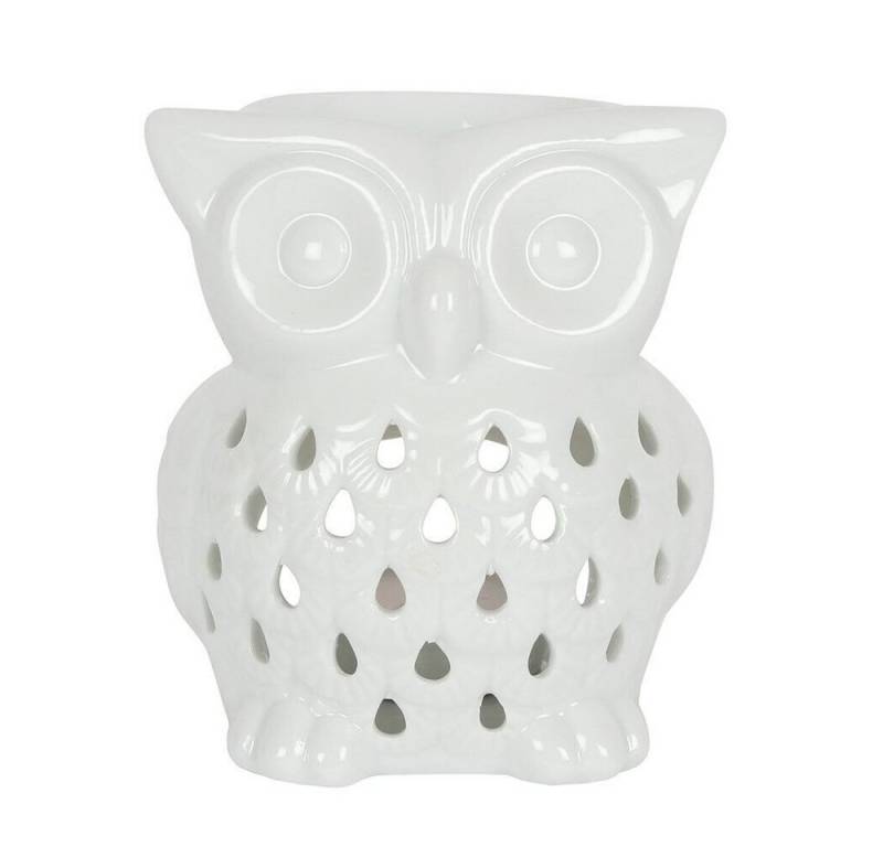 Something Different Duftlampe Duftöl Diffusor "Weiße Eule" Duftlampe von Something Different