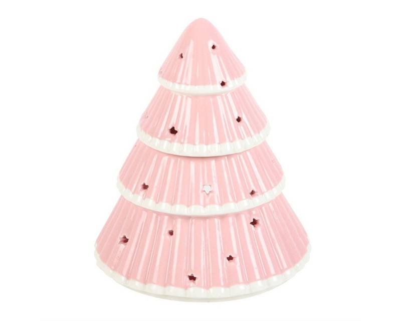 Something Different Duftlampe Süße Duftlampe „Tannenbaum" in rosa 15 cm, Süße Duftlampe „Tannenbaum" in rosa 15 cm von Something Different
