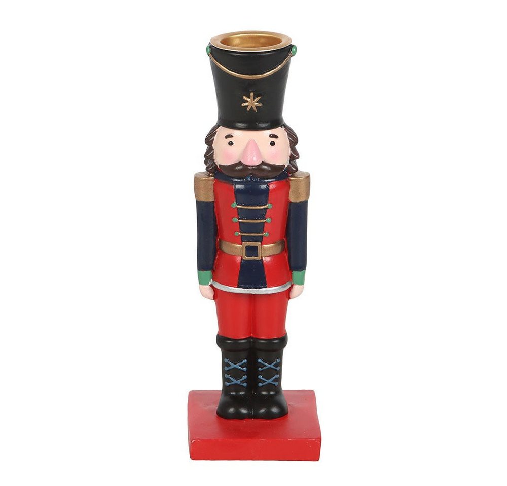 Something Different Standkerzenhalter Festlicher Nussknacker Kerzenständer vintage Weihnachten von Something Different