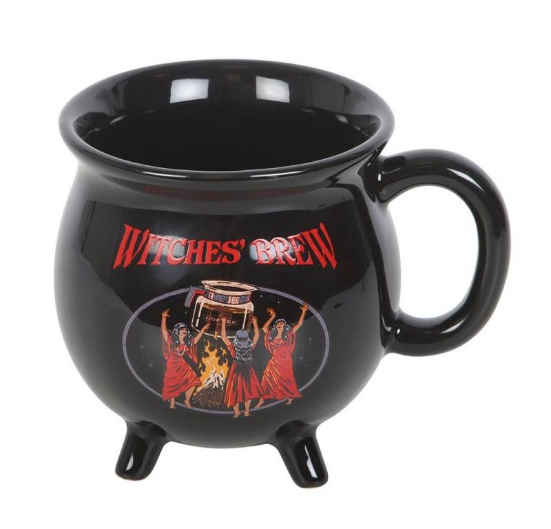 Something Different Tasse Hexxenkessel Tasse Steven Rhodes "Witches Brew" 430 ml schwarz, Hexxenkessel Tasse Steven Rhodes "Witches Brew" 430 ml schwarz von Something Different