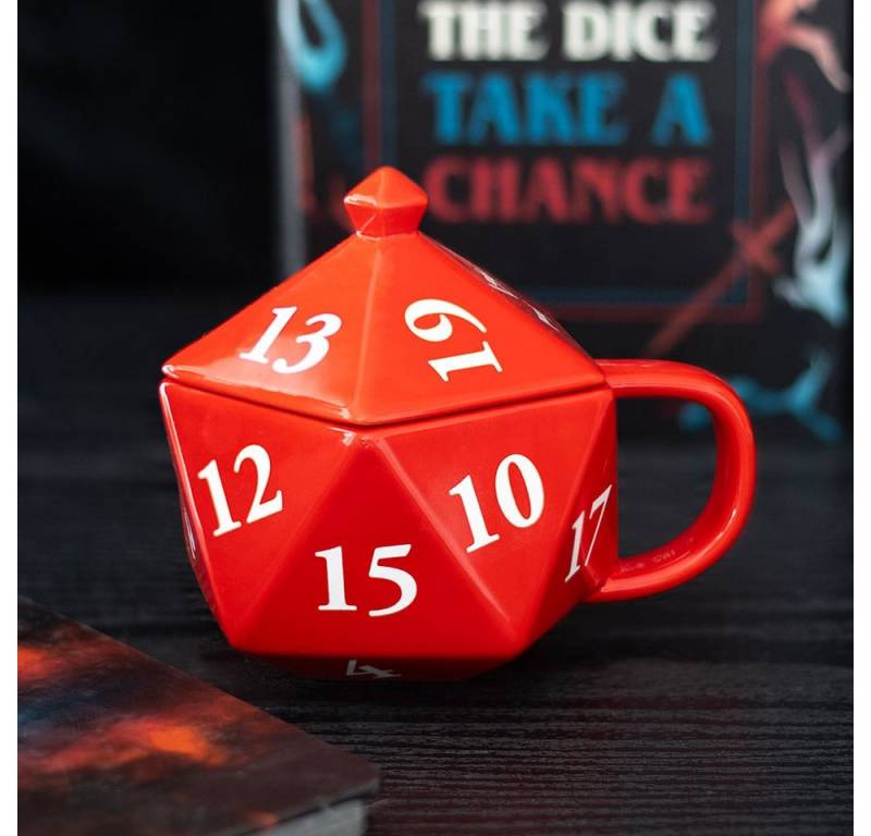 Something Different Tasse Rollenspieler D20 Würfel Gaming Tasse Becher in rot in 3D, Rollenspieler D20 Würfel Gaming Tasse Becher in rot in 3D Something Different Tasse Rollenspieler D20 Würfel Gaming Tasse Becher in rot in 3D, Rollenspieler D20 Würfel Gaming Tasse Becher in rot in 3D von Something Different