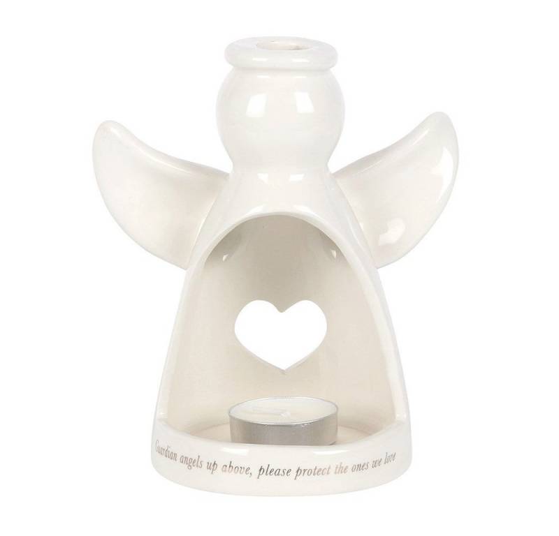 Something Different Teelichthalter Duftlampe Teelichthalter Schutzengel mit Herz & Spruch, Duftlampe Teelichthalter Schutzengel mit Herz & Spruch Something Different Teelichthalter Duftlampe Teelichthalter Schutzengel mit Herz & Spruch, Duftlampe Teelichthalter Schutzengel mit Herz & Spruch von Something Different