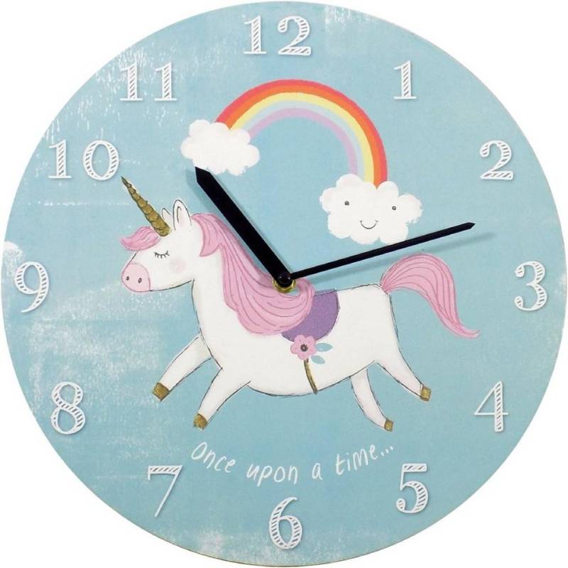 Something Different Wanduhr Wanduhr Regenbogen Einhorn Unicorn Something Different Wanduhr Wanduhr Regenbogen Einhorn Unicorn von Something Different