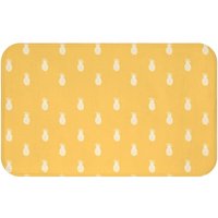 Etwas Ananas Premium Badematte - Tropical Yellow von SomethingWittyStore