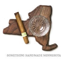 Wählen Sie Ihr Zustand Zigarren - Und Whisky-Paar-Tablett von Somethinghandmademn