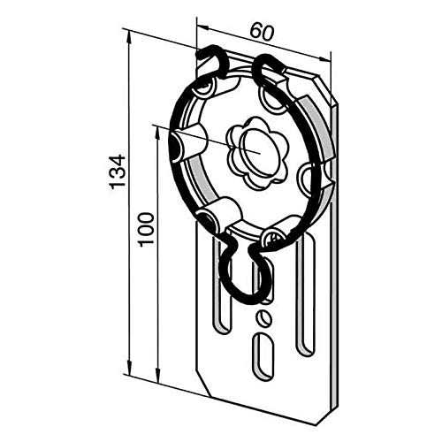 FLANSCHLAGER FÜR ROHRMOTOR SOMFY 9703948 (703948) von Somfy