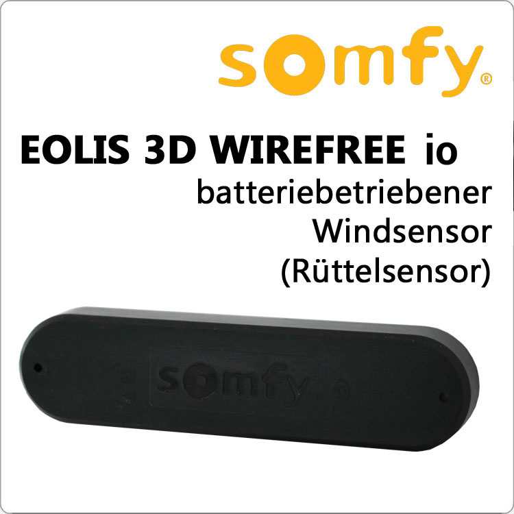 SOMFY EOLIS 3D WireFree IO Funkwindsensor (schwarz) von Somfy