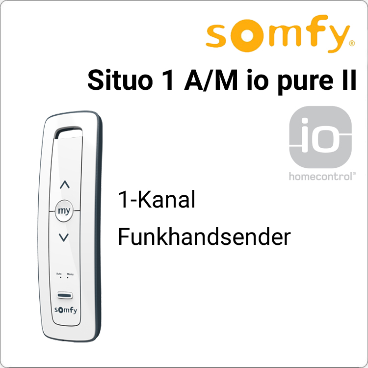 SOMFY Situo 1 A/M io pure II 1-Kanal Handsender von Somfy