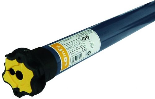 Somfy 1041547, 1041554, 1041568 Oximo 50 WT 20/17 Elektronischer Einsteckantrieb Welle SW 70 ESM (Kabel: 3,0 m Kabel weiß) von Somfy