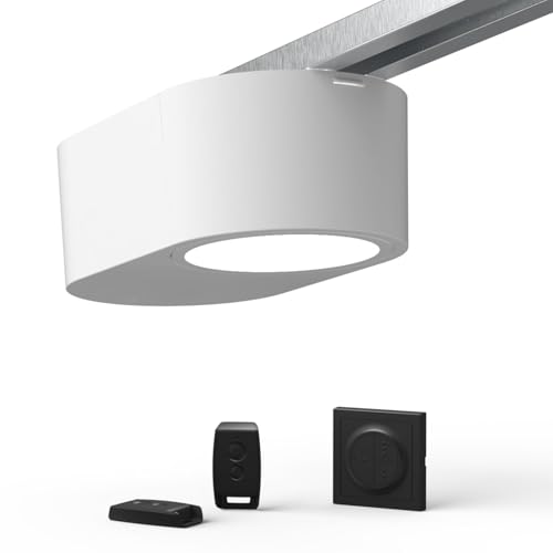 Somfy 1246361 - Motorisierungsset für Garagentore Serenia® 1100 io, inkl. Wandsteuerung io + 2 Fernbedienungen, Höhe bis 2.35 m und Breite bis 4.5m, TaHoma Switch kompatibel, weiß von Somfy