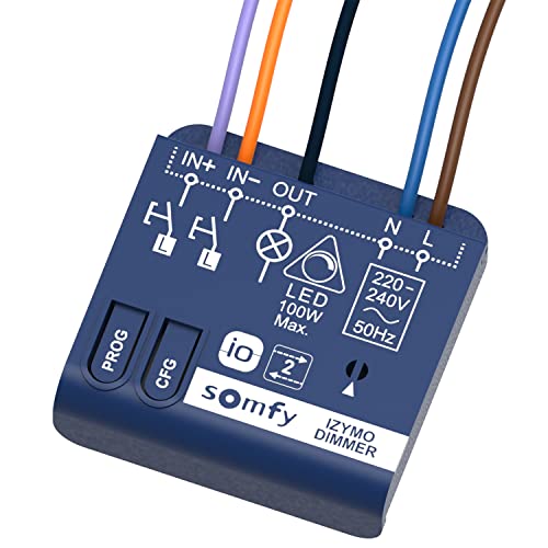 Somfy 1822663 - Beleuchtung Mikro-Empfänger mit Izymo Dimming | IO-Homecontrol-Technologie | Tahoma-kompatibel (Switch) von Somfy