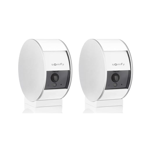 Somfy 1870469 - 2er-Pack Innenkamera | Motorisierte Abdeckblende| Bewegungs- & Nachtsichtsensor | Lautsprecher & Mikrofon Somfy 1870469 - 2er-Pack Innenkamera | Motorisierte Abdeckblende| Bewegungs- & Nachtsichtsensor | Lautsprecher & Mikrofon von Somfy