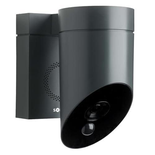 Somfy 1875326 – Outdoor Camera anthrazit, WLAN-Außenüberwachungskamera mit intelligenter Erkennung, 1080p Full HD, 110 dB Sirene, Anschluss an vorhandene Lampe möglich Somfy 1875326 – Outdoor Camera anthrazit, WLAN-Außenüberwachungskamera mit intelligenter Erkennung, 1080p Full HD, 110 dB Sirene, Anschluss an vorhandene Lampe möglich von Somfy