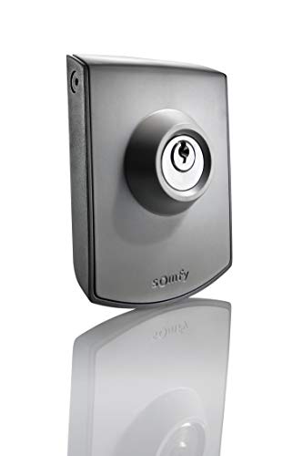 Somfy 2400597 -Schlüsseltaster Aufputz zur Bedienung von Torantrieben, grau von Somfy