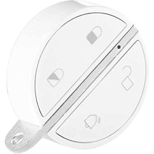 Somfy 2401489 - Wireless Keyfob, freihändige Bluetooth-Fernbedienung für den Home Alarm oder One/Security Cam, Weiß | Funkreichweite bis zu 50 m (im Freideld) | Fehlalarme zu Reduzieren von Somfy