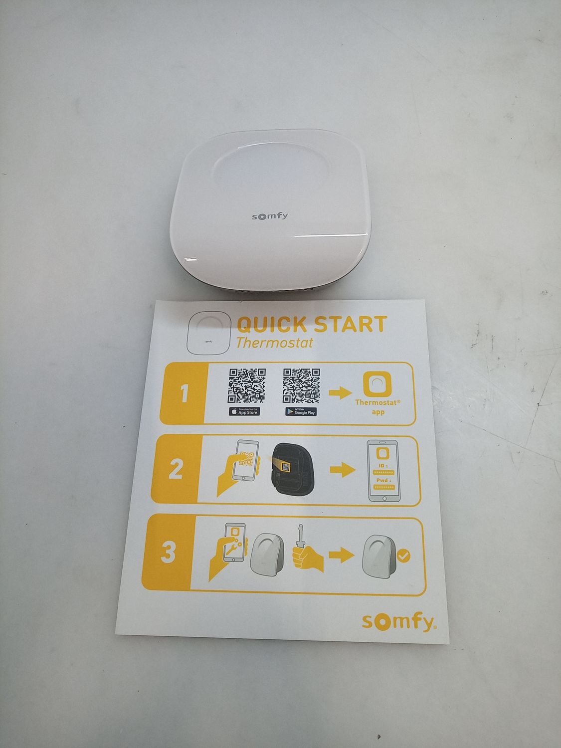 Somfy 2401498 Funk Raumthermostat Set 1 Funkthermostat Raumthermostat Temperatur D-Ware Somfy 2401498 Funk Raumthermostat Set 1 Funkthermostat Raumthermostat Temperatur D-Ware von Somfy
