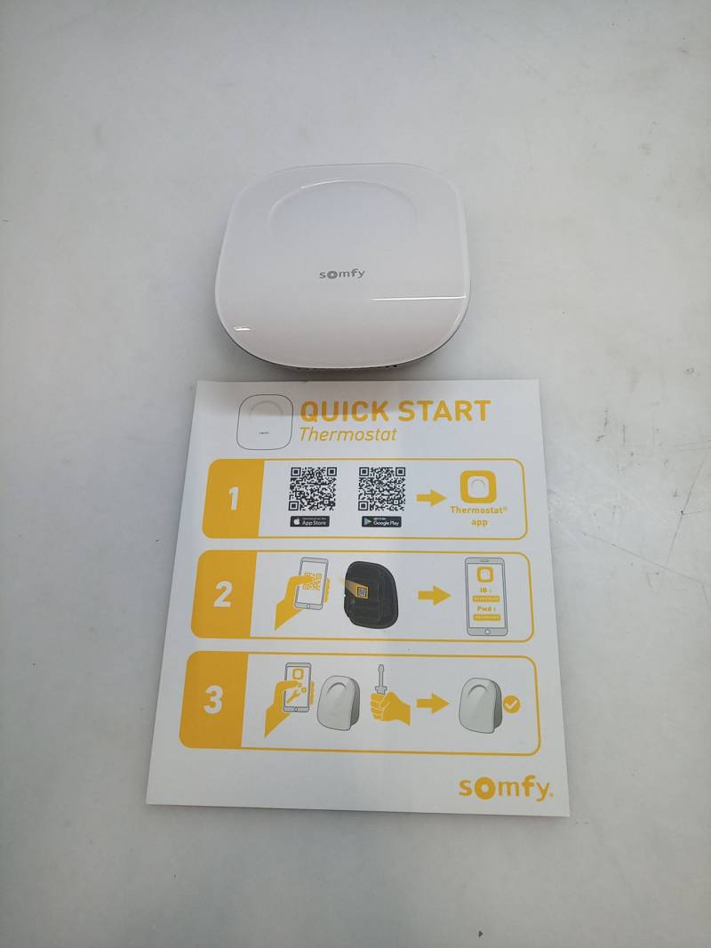Somfy 2401498 Funk Raumthermostat Set 1 Funkthermostat Raumthermostat Temperatur D-Ware von Somfy