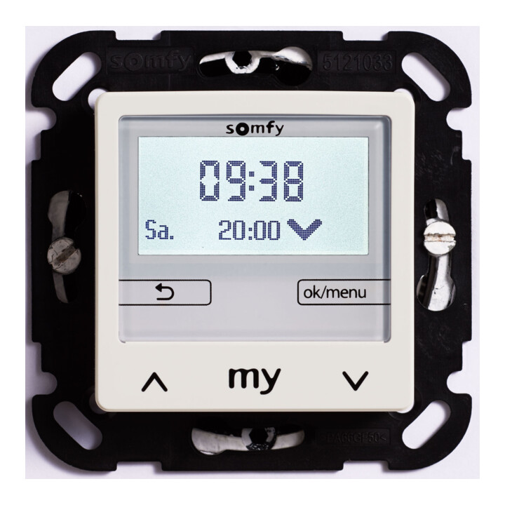 Somfy Chronis Smoove Uno S Zeitschaltuhr Rollladensteuerung Pure White 230 V B-Ware Somfy Chronis Smoove Uno S Zeitschaltuhr Rollladensteuerung Pure White 230 V B-Ware von Somfy